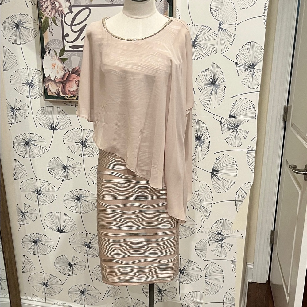 Lyman Frank Lymann 6 Elegant Pink Dress